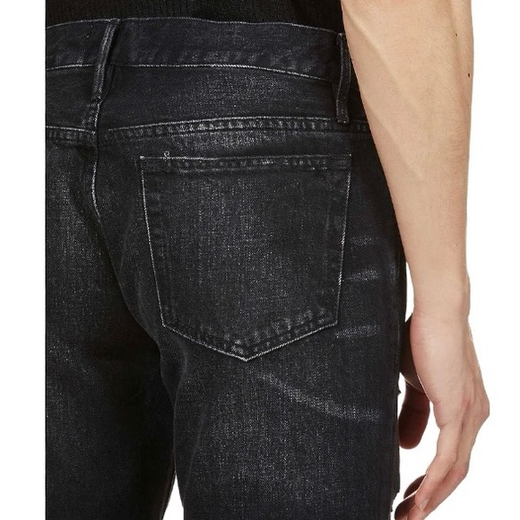 FRAME Men’s Jeans L’Homme Distressed Slim-Fit size 29 Black - Picture 6 of 11